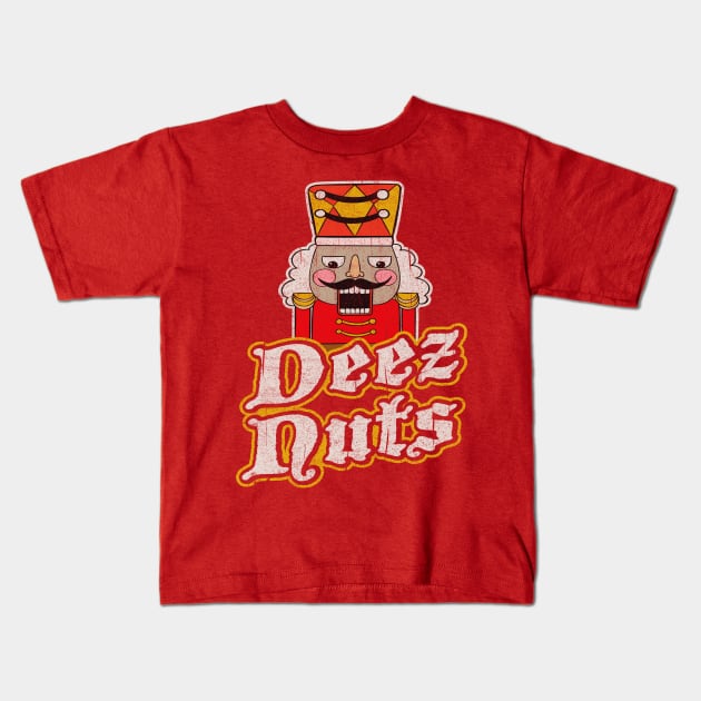 Deez Nuts Nutcracker Kids T-Shirt by Alema Art